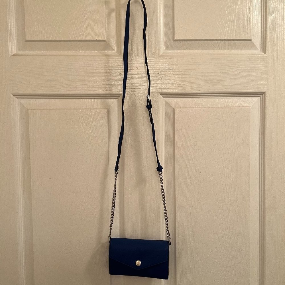 Leather Michael Kors Crossbody Clutch